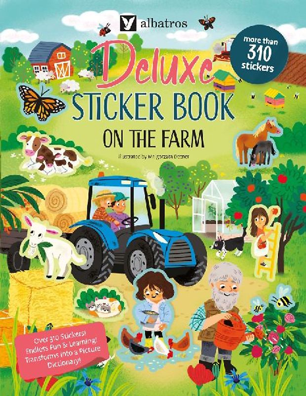 Deluxe Sticker Book: On the Farm