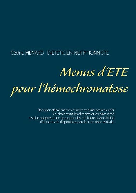 Menus d'été pour l'hémochromatose