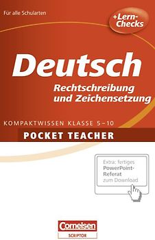 Pocket Teacher - Sekundarstufe I - Neue Ausgabe / Deutsch
