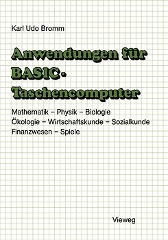 Anwendungen für BASIC-Taschencomputer