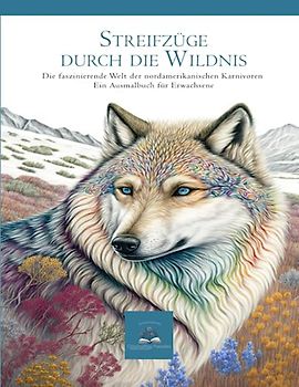 Streifzüge durch die Wildnis: Die faszinierende Welt der nordamerikanischen Karnivoren Ein Ausmalbuch für Erwachsene