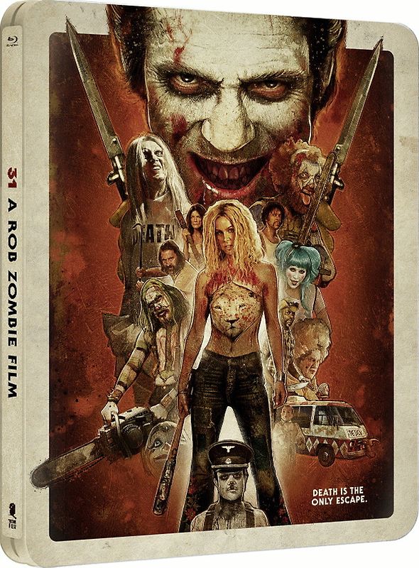 31 - A Rob Zombie Film [Steelbook] Blu-ray Disc
