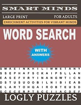 Word Search Book Large Print for Adults: 2400+ words New Fun and Relaxing Puzzles Book for Adults & Seniors with Answers Key