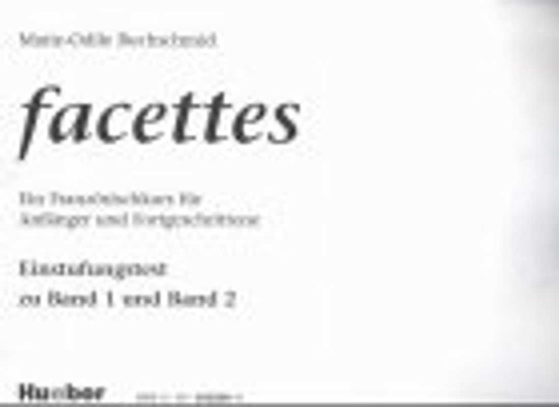 facettes. Einstufungstest zu Band 1 und 2