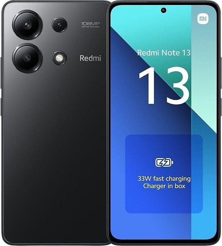 Xiaomi Redmi Note 13 Dual SIM 256Go 8Go RAM noir de minuit