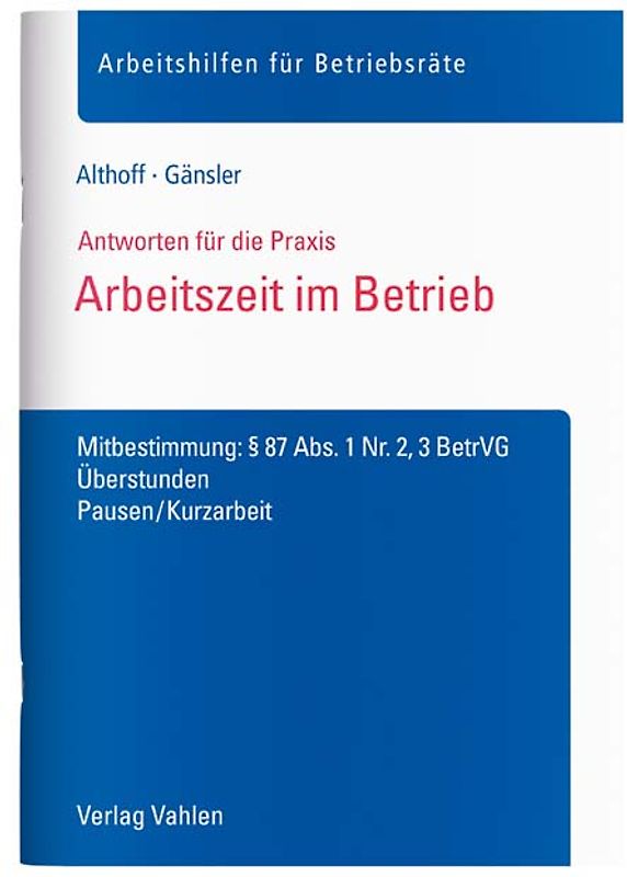 Arbeitszeit im Betrieb