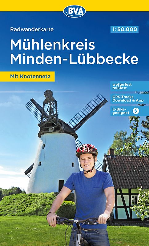 BVA Radwanderkarte Mühlenkreis Minden-Lübbecke 1:50.000