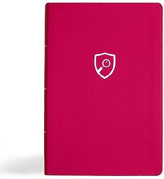 CSB Defend Your Faith Bible, Pink Leathertouch