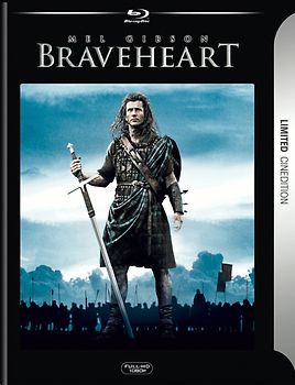 Braveheart [3 Discs, Limited Cinedition, inkl. Booklet & 35-mm-Senitype-Filmcell] Blu-ray Disc