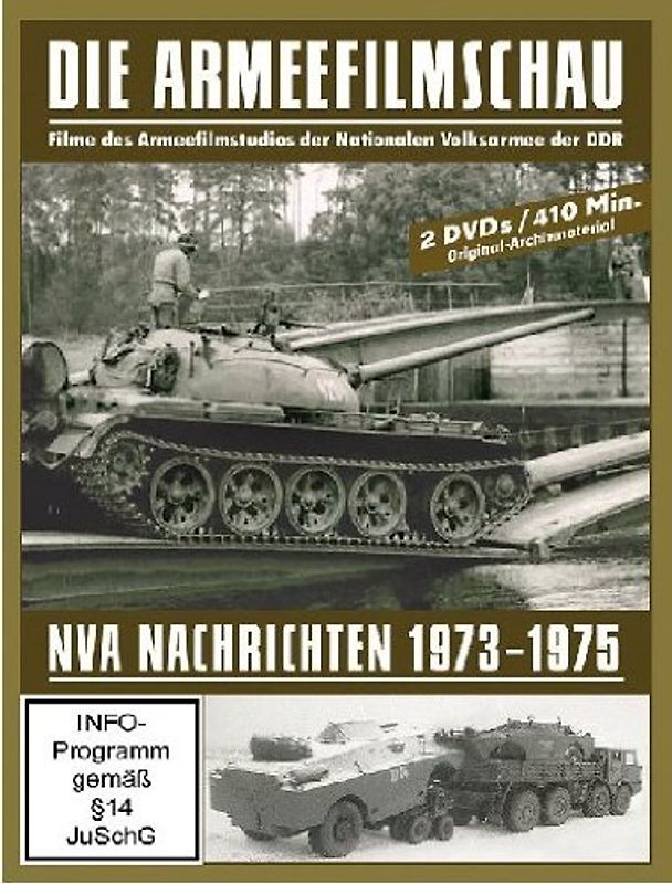 Die Armeefilmschau - NVA Nachrichten 1973-1975 [2 DVDs] DVD