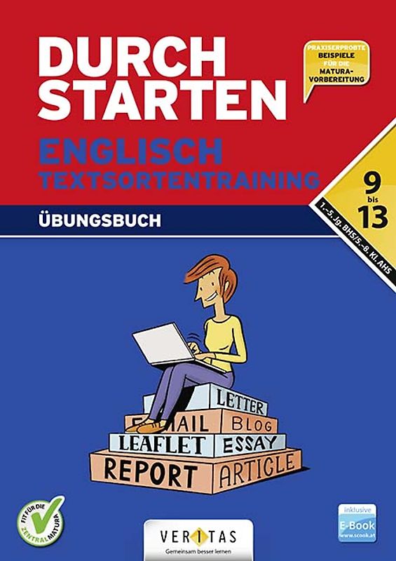 Durchstarten Englisch Textsortentraining. Übungsbuch AHS/BHS (inkl. E-Book)