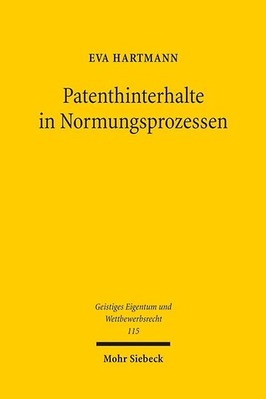 Patenthinterhalte in Normungsprozessen
