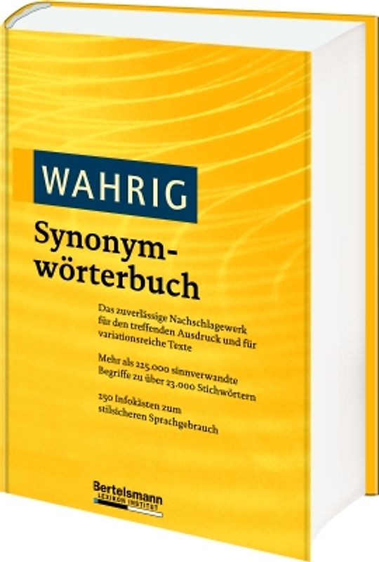 WAHRIG Band 3 Synonymwörterbuch
