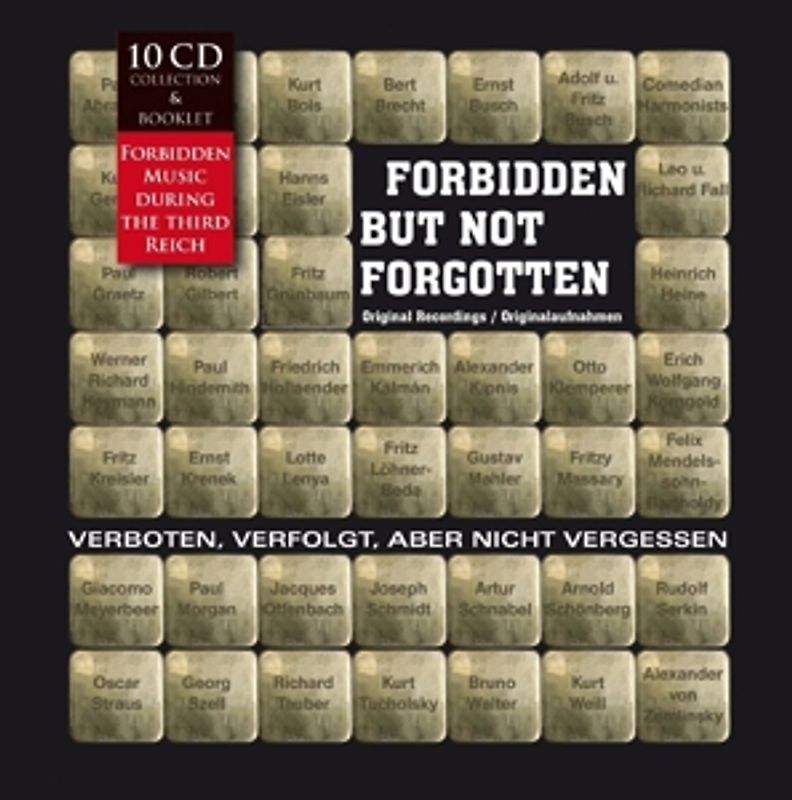 Various/Brecht/Lenya,Lotte/Mackeben,Theo - Forbidden not Forgotten [10 CDs]