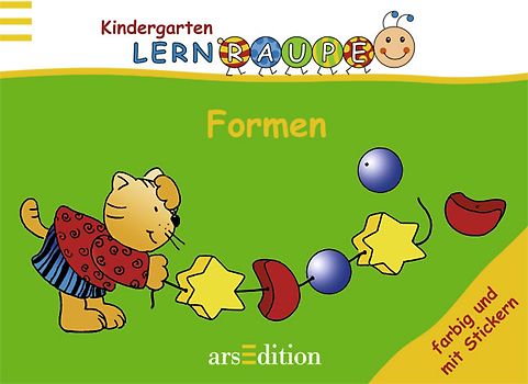 Kindergarten Lernraupe: Formen