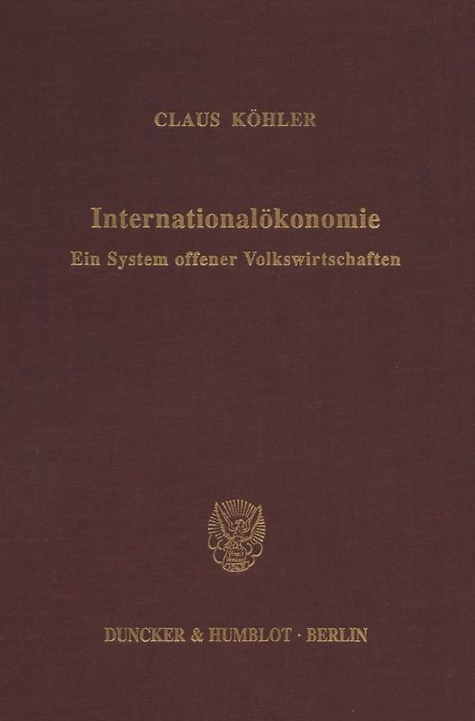 Internationalökonomie.