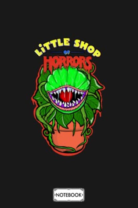 Little Shop Of Horrors Audrey Ii G95712 Notebook: Matte Finish Cover, Diary, 6x9 120 Pages, Planner, Journal, Lined College Ruled Paper