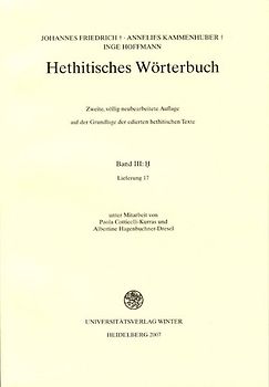Hethitisches Wörterbuch
