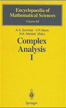 Complex Analysis I