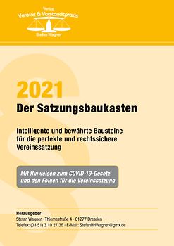 Der Satzungsbaukasten 2021