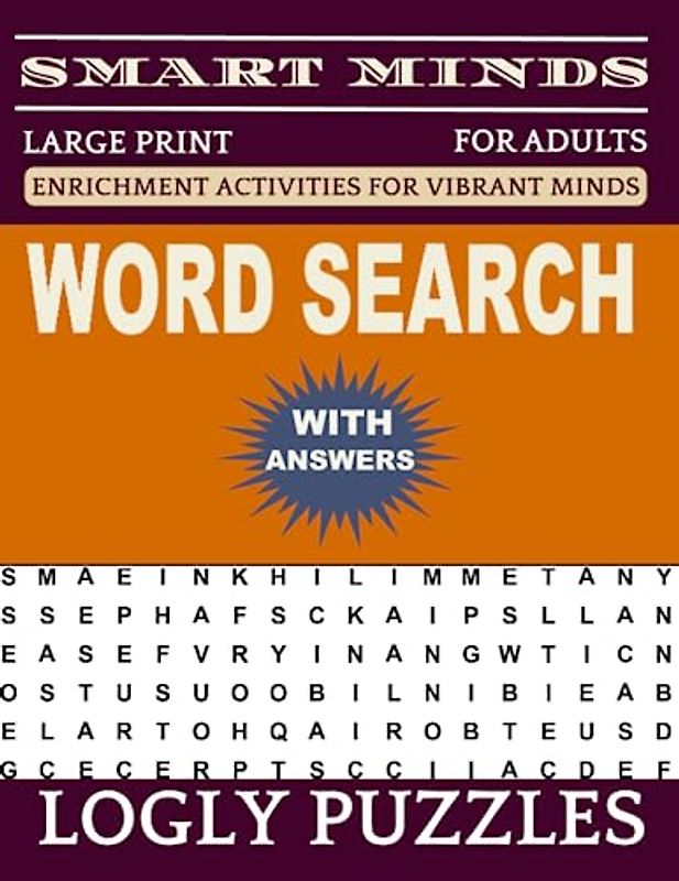 Word Search Book Large Print for Adults: 2400+ words New Fun and Relaxing Puzzles Book for Adults & Seniors with Answers Key