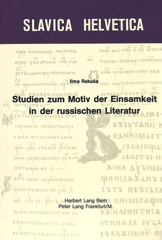 Studien zum Motiv der Einsamkeit in der russischen Literatur
