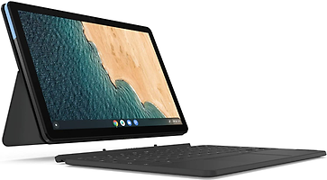 Lenovo IdeaPad Duet Chromebook CT-X636F 10,1" 2 GHz MediaTek P60T 64GB eMMC [Wi-Fi, inkl. Keyboard Dock] blau grau