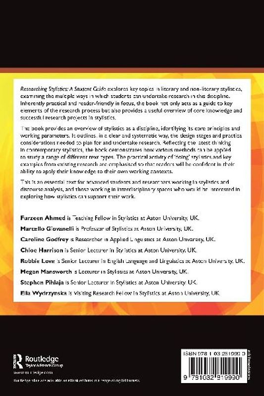 Researching Stylistics