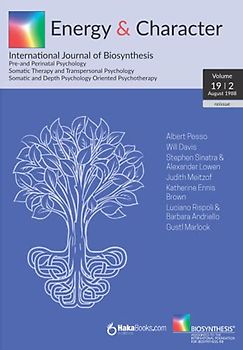 Energy & Character - Volume 19 N. 2: August 1988 - International Journal of Biosynthesis