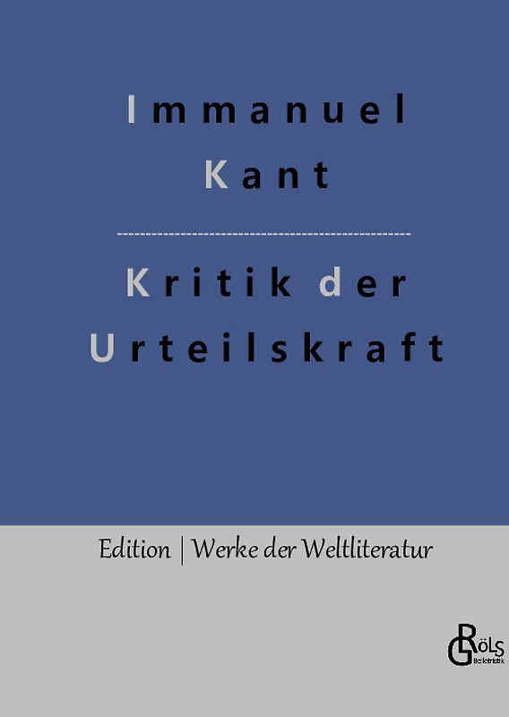 Kritik der Urteilskraft