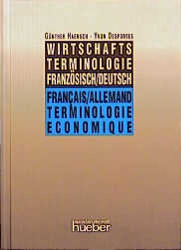 Wirtschaftsterminologie Französisch-Deutsch