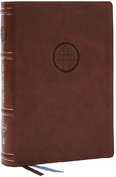 Life in Christ Bible: Discovering, Believing, and Rejoicing in Who God Says You Are (Nkjv, Brown Leathersoft, Thumb Indexed, Red Letter, Comfort Print)