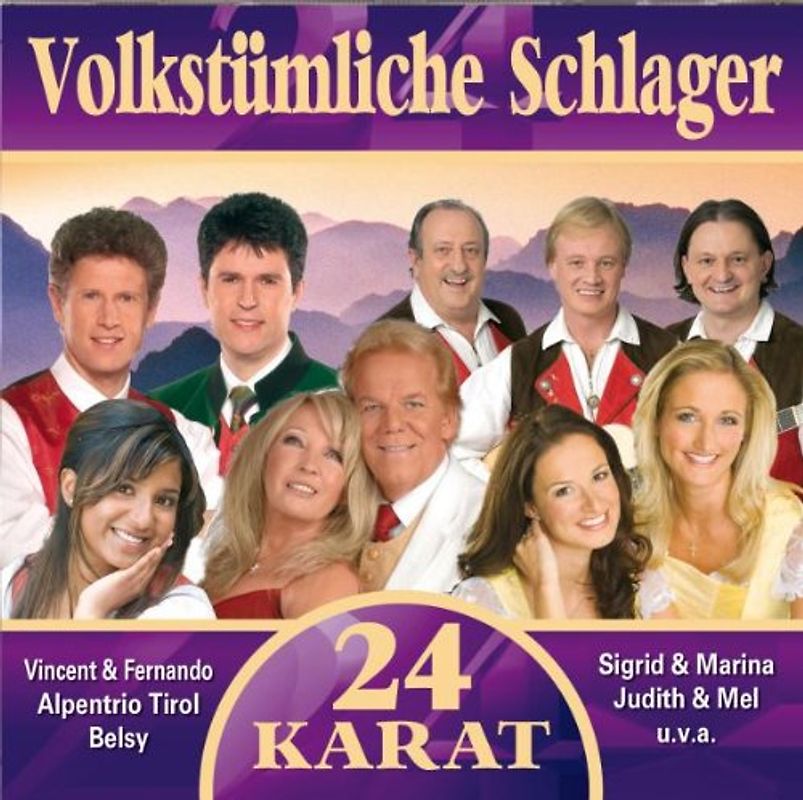 Various - 24 Karat-Volkstümliche Schlager