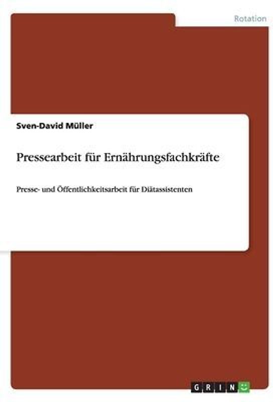 Pressearbeit für Ernährungsfachkräfte