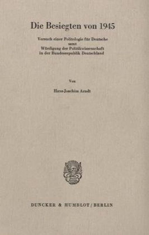 Die Besiegten von 1945.