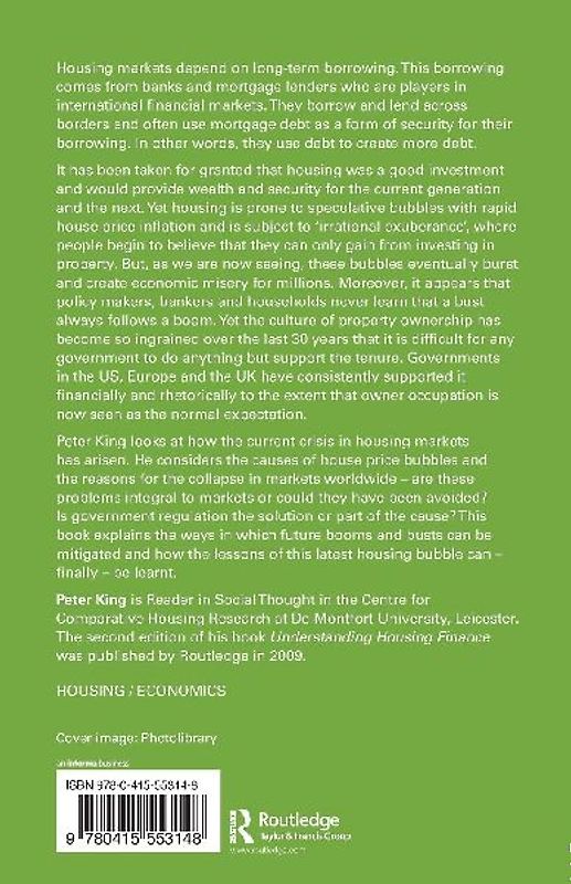 Housing Boom and Bust