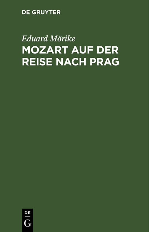 Mozart auf der Reise nach Prag