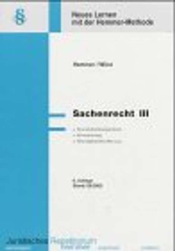 Sachenrecht III