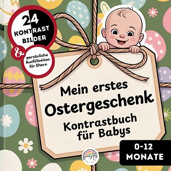 Kontrastbuch für Babys: Mein erstes Ostergeschenk