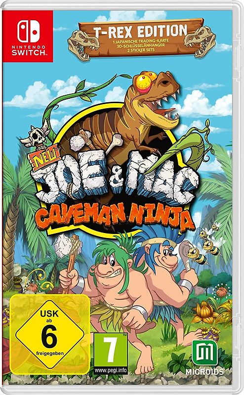 New Joe & Mac: Caveman Ninja - T-Rex Edition Nintendo Switch