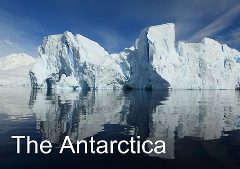 The Antarctica (Stand-Up Mini Poster DIN A5 Landscape)