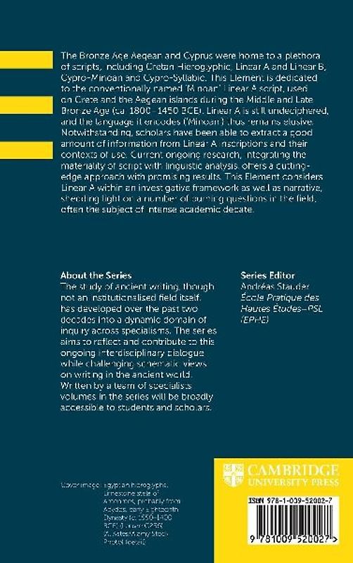 Writing in Bronze Age Crete