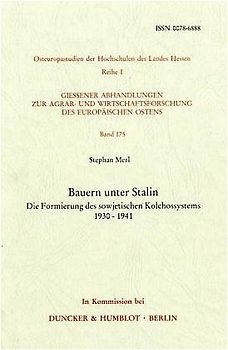 Bauern unter Stalin.