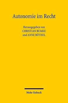 Autonomie im Recht