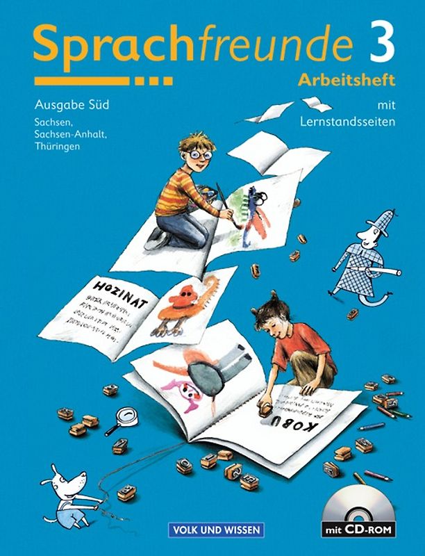 Sprachfreunde - Ausgabe Süd 2004 (Sachsen, Sachsen-Anhalt, Thüringen) / 3. Schuljahr - Arbeitsheft