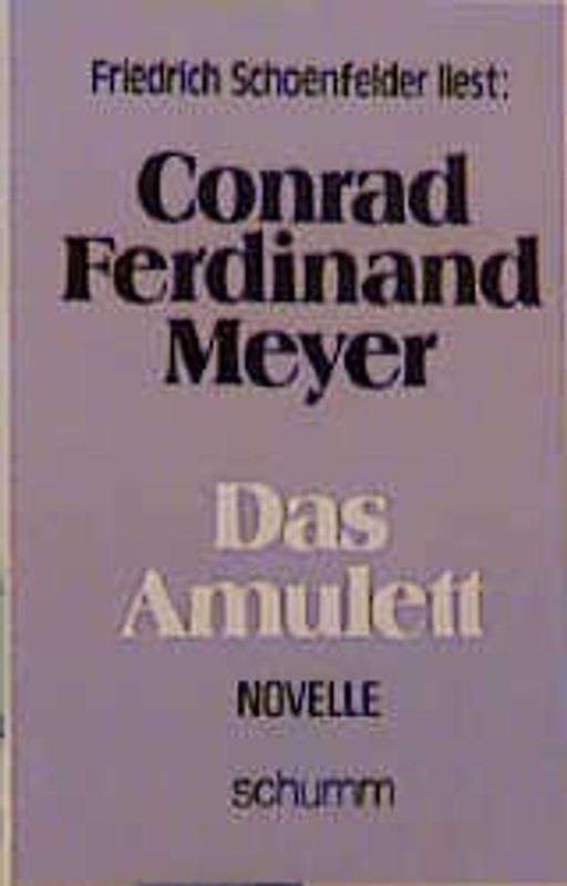 Das Amulett. Novelle