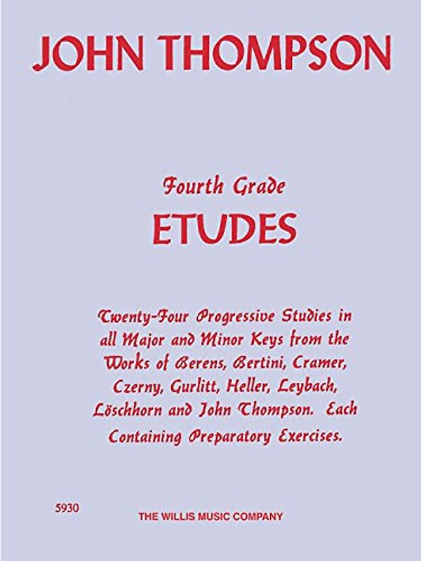 Fourth Grade Etudes: Advanced Level