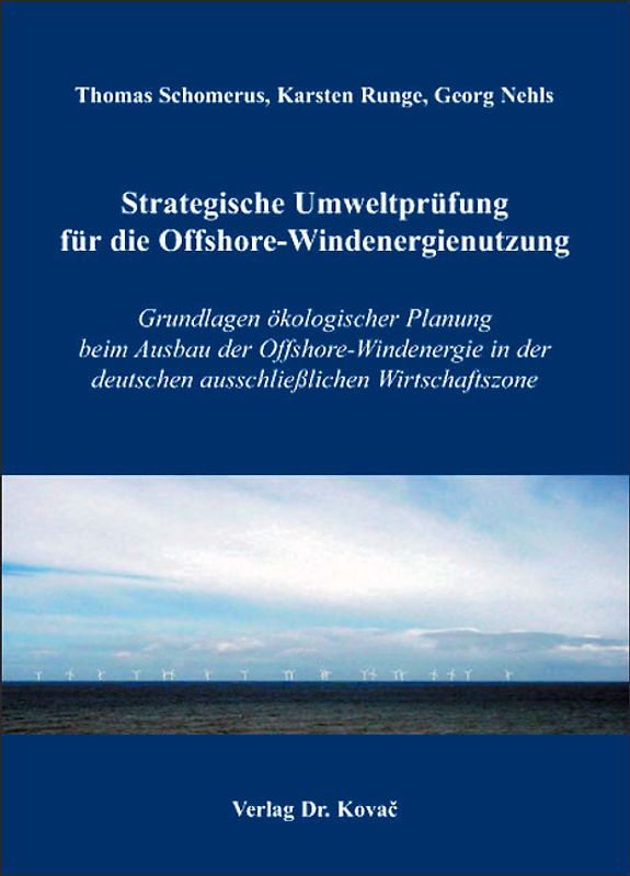 Strategische Umweltprüfung für die Offshore-Windenergienutzung