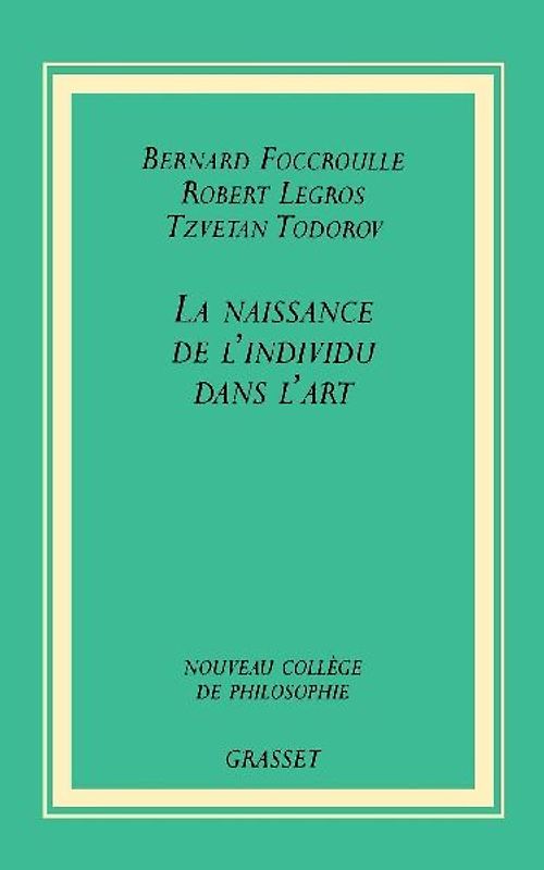 La naissance de l'individu dans l'art