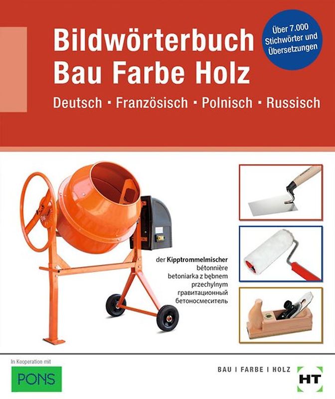 Bildwörterbuch Bau Farbe Holz